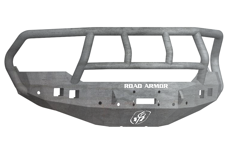 Road Armor 13-18 Ram 1500 Stealth Front Winch Bumper w/Titan II Guard - Raw
