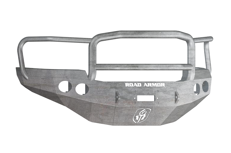 Road Armor 11-14 GMC 2500 Stealth Front Winch Bumper w/Lonestar Guard - Raw