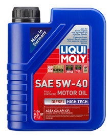 LIQUI MOLY 1L Diesel High Tech Motor Oil 5W-40