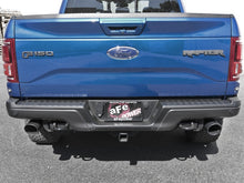 Load image into Gallery viewer, aFe MACH Force-Xp 3in to 3-1/2in 304 SS Cat-Back Exhaust w/Black Tip 17-18 Ford F-150 Raptor V6 3.5L