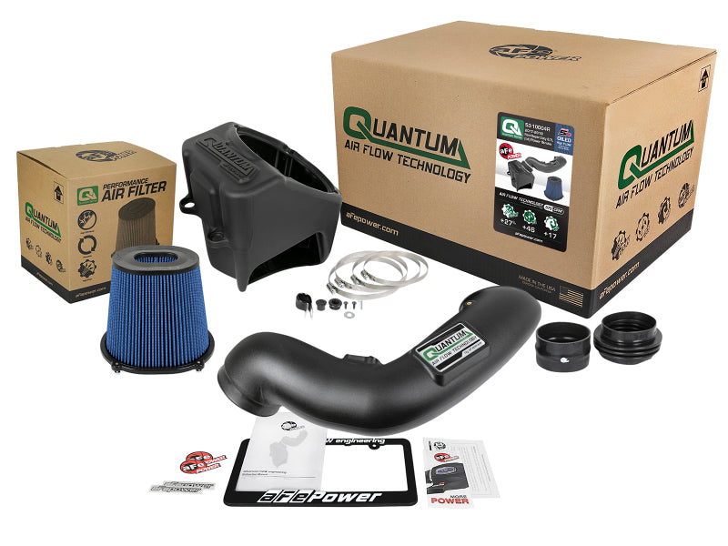 aFe Quantum Pro 5R Cold Air Intake System 17-18 Ford Powerstroke V8-6.7L - Oiled