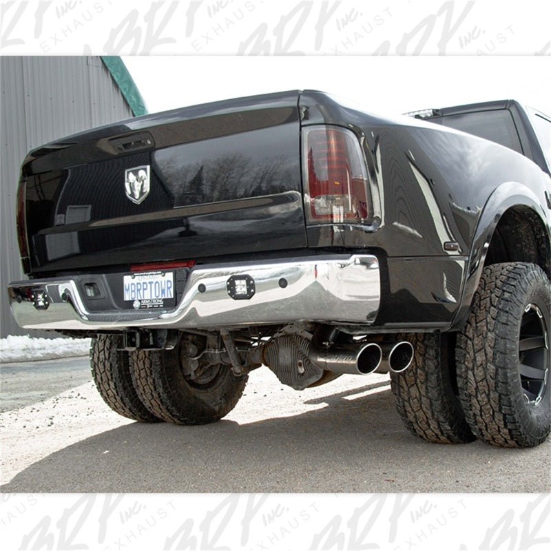 MBRP 13-15 Dodge 2500/3500 Cummins 6.7L (CC/SB) 4in Filter Back Dual Outlet Single Side T409
