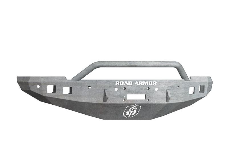 Road Armor 16-18 Ram 2500 Stealth Front Winch Bumper w/Pre-Runner Guard/6 Sensor Holes - Raw