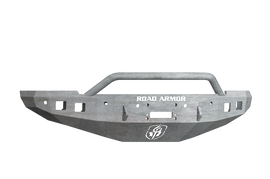 Road Armor 16-18 Ram 2500 Stealth Front Winch Bumper w/Pre-Runner Guard/6 Sensor Holes - Raw