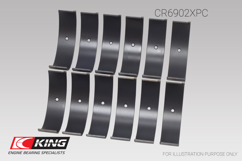 King Nissan VQ35HR/VQ37VHR/VR30DTT (Size +.026) pMaxKote Rod Bearing Set