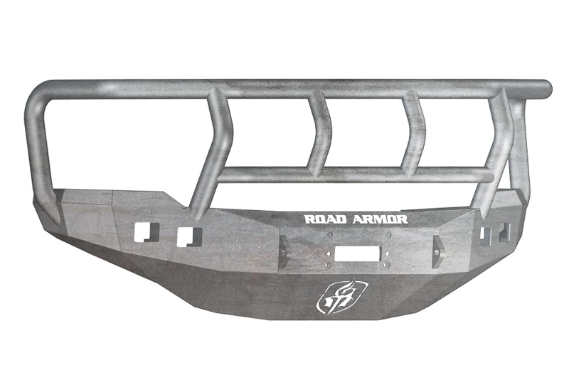 Road Armor 11-14 Chevy 2500 Stealth Front Winch Bumper w/Titan II Guard - Raw