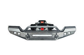 Road Armor 07-18 Jeep Wrangler JK Stealth Front Winch Bumper w/Pre-Runner Guard - Raw