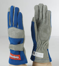 Load image into Gallery viewer, RaceQuip Blue 1-Layer SFI-1 Glove - Small