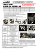 HKS COMPLETE ENGINE GTR32 COMP EG RB26 2.8L HR V-CAM