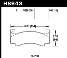 Load image into Gallery viewer, Hawk 70-74 Dodge Challenger/70-77 Charger / 70-74 Plymouth Barracuda HPS Street Rear Brake Pads