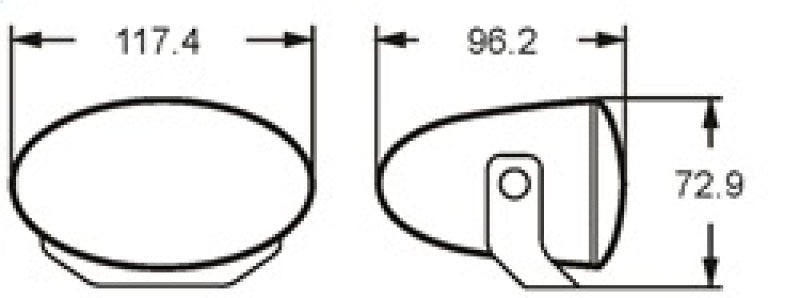 Hella FF50 Series H7 12V/55W Halogen Fog Lamp Kit