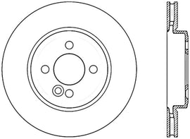 Stoptech 07-16 Mini Cooper Front Premium High-Carbon CRYO Rotor
