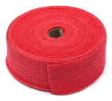 Torque Solution Fiberglass Exhaust Wrap Universal 2inx25ft - Red