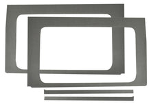 Load image into Gallery viewer, DEI 2018-Up Jeep Wrangler JL 4-Door Leather Look Rear Side Window Trim Kit 4-pc - Gray
