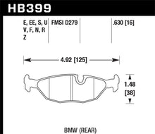Load image into Gallery viewer, 84-4/91 BMW 325 (E30) DTC-50 Race Rear Brake Pads