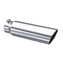 Load image into Gallery viewer, MBRP Universal 5in OD Angled Rolled End 4in Inlet 18in Lgth T304 Exhaust Tip