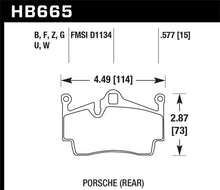 Load image into Gallery viewer, Hawk 2014-2015 Porsche Cayman Performance Ceramic Street Rear Brake Pads