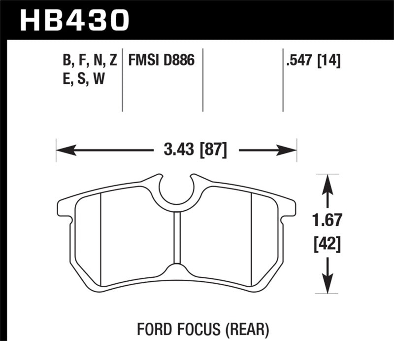 Hawk HPS Street Brake Pads