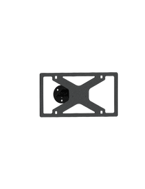 Road Armor 07-18 Jeep Wrangler JK Stealth Rear Tire Carrier License Plate Mount - Tex Blk