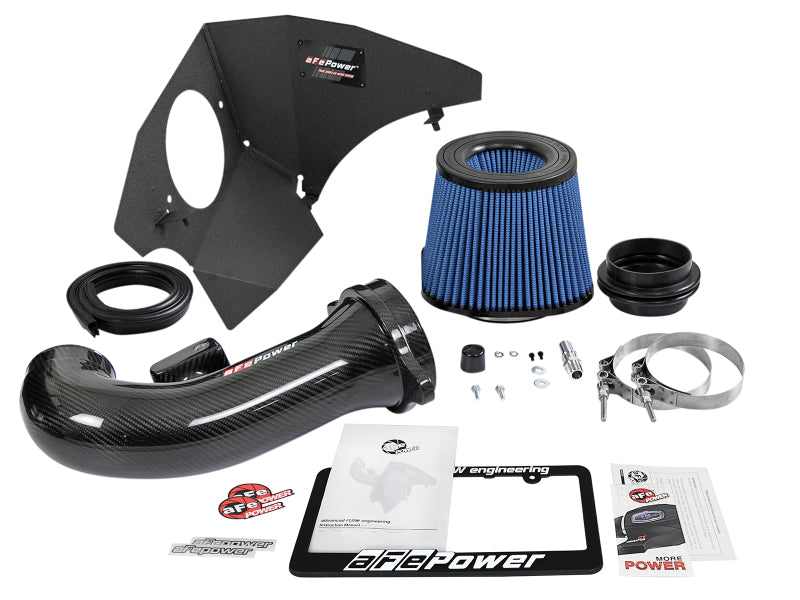 aFe Track Series Carbon Fiber Pro 5R AIS - 16-19 Chevrolet Camaro SS V8-6.2L