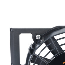 Load image into Gallery viewer, Mishimoto Universal 17in. Heavy-Duty Oil Cooler Fan Shroud - Micro Wrinkle Black