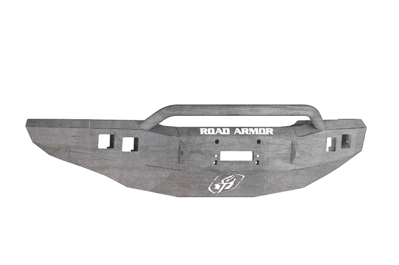 Road Armor 03-07 Chevy 2500 Stealth Front Winch Bumper w/Pre-Runner Guard - Raw
