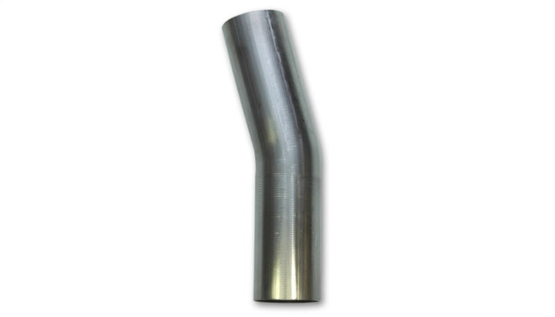 Vibrant 1.625in OD T304 SS 15 Deg Mandrel Bend 6in Leg Length (2.5in Centerline Radius)