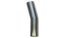 Load image into Gallery viewer, Vibrant 1.625in OD T304 SS 15 Deg Mandrel Bend 6in Leg Length (2.5in Centerline Radius)