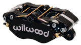Wilwood Caliper-Dynapro Dust-Boot 5.25in Mount - Blk 1.38in Pistons .81in Disc