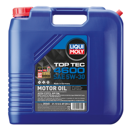 LIQUI MOLY 20L Top Tec 4600 Motor Oil 5W-30
