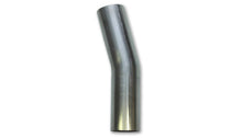 Load image into Gallery viewer, Vibrant 1.25in OD T304 SS 15 Deg Mandrel Bend 4in Leg Length (2in Centerline Radius)