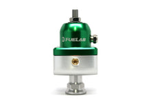 Load image into Gallery viewer, Fuelab 555 Carb Adjustable FPR Blocking 1-3 PSI (1) -8AN In (2) -8AN Out - Green