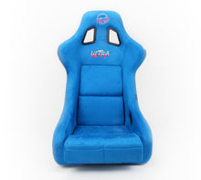 Load image into Gallery viewer, NRG FRP Bucket Seat ULTRA Edition - Large (Blue Alcantara/Gold Glitter Back)
