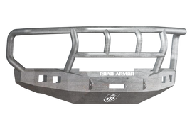 Road Armor 08-10 Ford F-250 Stealth Front Winch Bumper w/Titan II Guard Wide Flare - Raw