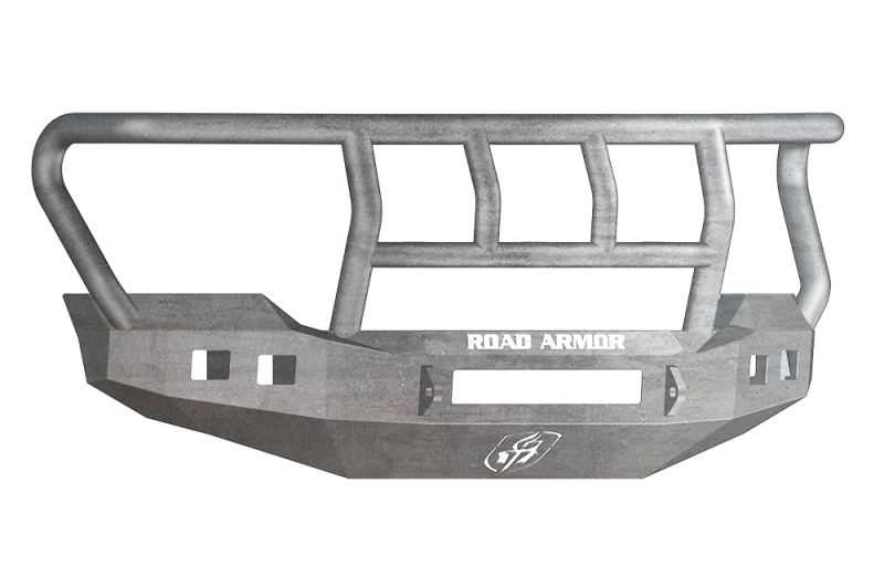Road Armor 11-16 Ford F-250 Stealth Front Bumper w/Titan II Guard Standard Flare - Raw