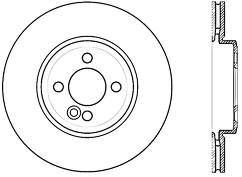 Stoptech Premium High Carbon Cryo Brake Rotor