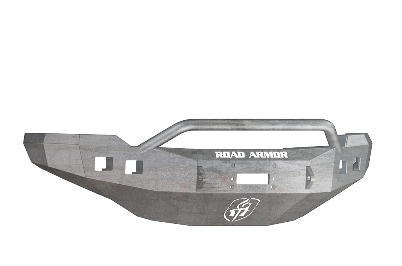Road Armor 11-14 Chevy 2500 Stealth Front Winch Bumper w/Pre-Runner Guard - Raw