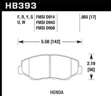 Load image into Gallery viewer, Hawk 03-08 Honda Pilot / 03-11 Honda Element HP+ Street Front Brake Pads