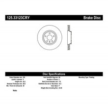 Load image into Gallery viewer, Stoptech 09-11 Audi A4/A4 Quattro Front Premium High Carbon CryoStop Rotor