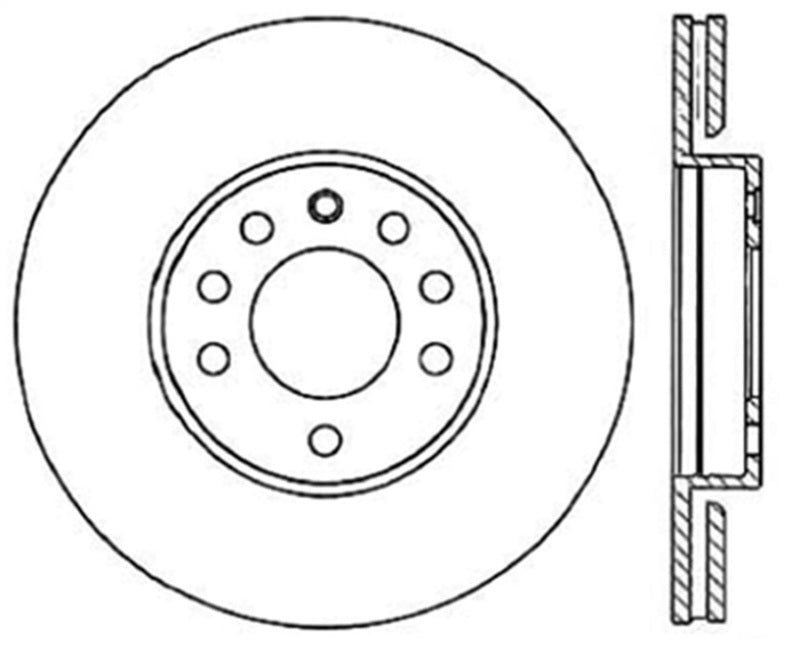 Centric Premium High Carbon CRYO-STOP Brake Rotor