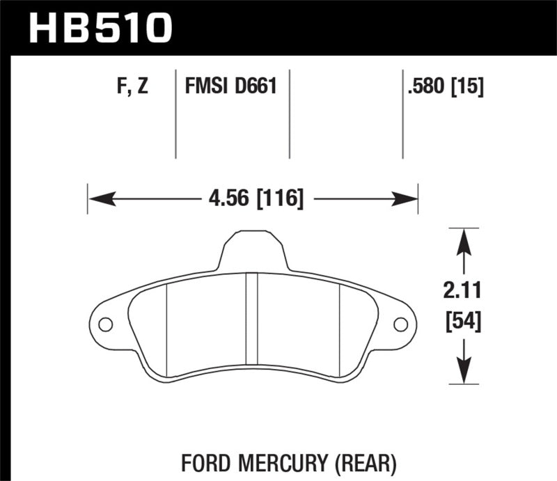 Hawk HPS Street Brake Pads