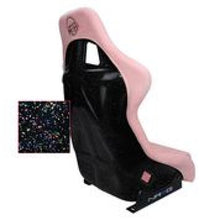 Load image into Gallery viewer, NRG FRP Bucket Seat PRISMA Edition w/ Pearlized Back/ Pink Alcantara w/ Phone Pockets - Large