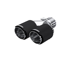 Load image into Gallery viewer, MBRP Universal Carbon Fiber Dual Tip 3.5in OD/2.5in Inlet