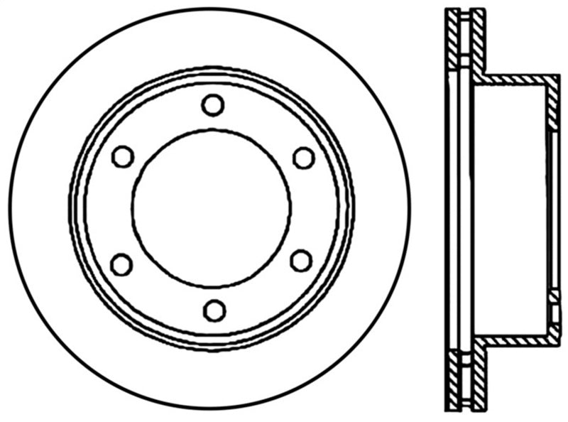 StopTech Performance 04-11 Ford F-150 Performance CryoStop Rear Brake Rotor