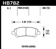 Load image into Gallery viewer, Hawk 08-13 Toyota Highlander High Performance Street 5.0 Rear Brake Pads