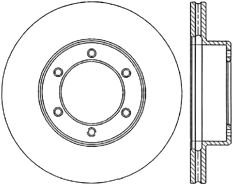 Stoptech 91-98 Toyota 4Runner Front CryoStop Rotor