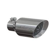 Load image into Gallery viewer, MBRP Universal Tip 4.5 O.D. Dual Walled Angled Rolled End 2.5 Inlet 12in Length - T304