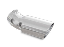 Load image into Gallery viewer, MBRP Universal Tip 6in OD 5in Inlet 15.5in Length 30 Deg Bend Angled Rolled End T304