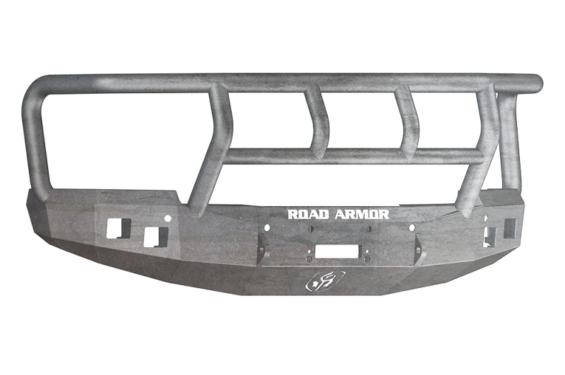 Road Armor 14-15 Chevy 1500 Stealth Front Winch Bumper w/Titan II Guard - Raw