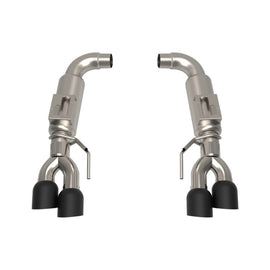 Kooks 2018+ Mustang 5.0L 4V OEM x 3in Axle-Back Exh w/3in Round Race Mufflers 4in Black Quad Tips